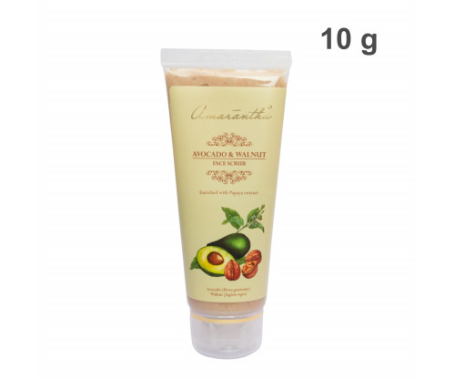 Amarantha Avocado & Walnut Face Scrub 10 g
